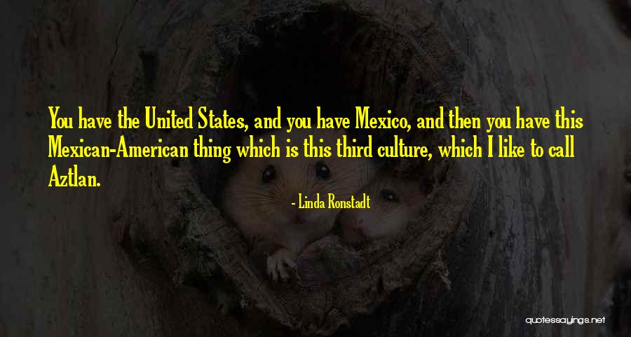 Mexican Culture Quotes By Linda Ronstadt