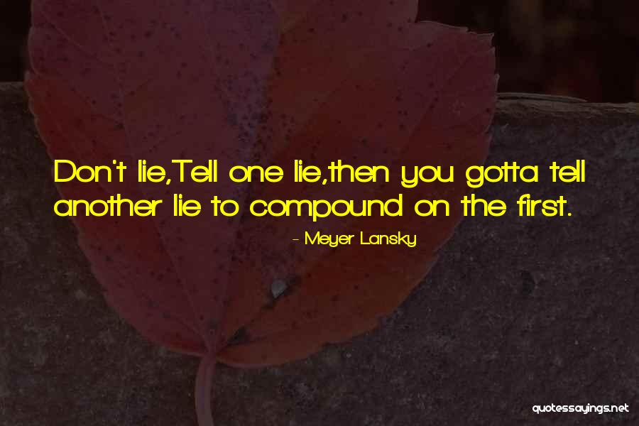 Meyer Lansky Quotes 1159013 Meyer Lansky Quotes 1159013