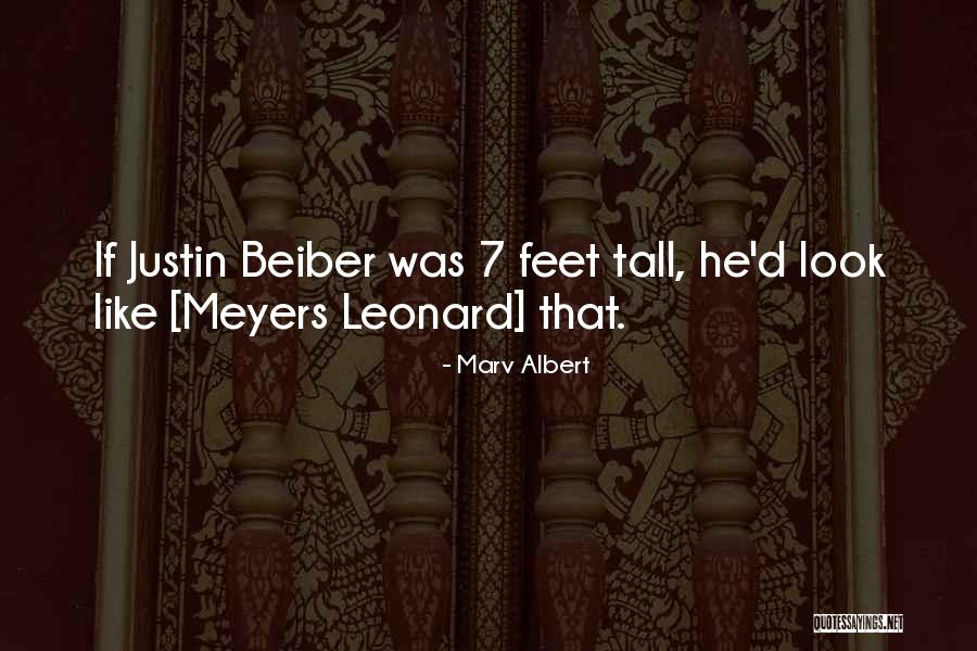 Meyers Quotes By Marv Albert