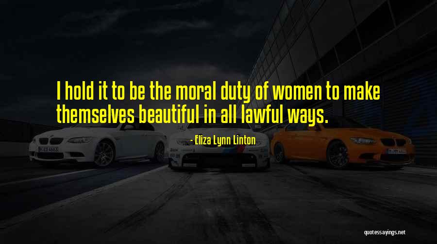 Mhari Bandi Quotes By Eliza Lynn Linton Mhari Bandi Quotes By Eliza Lynn Linton
