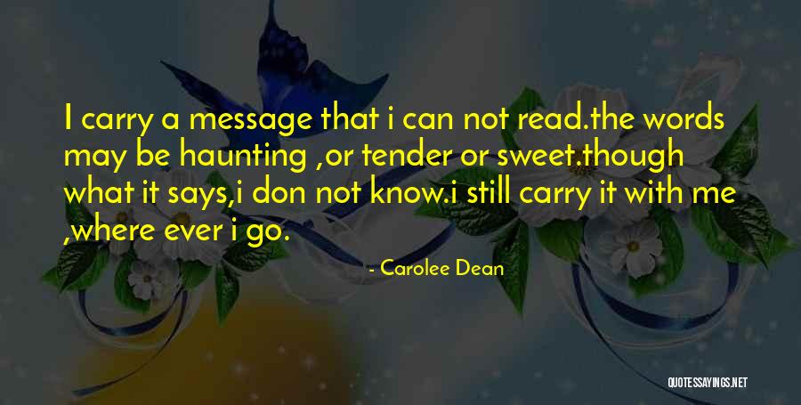 Mhiri Code Quotes By Carolee Dean Mhiri Code Quotes By Carolee Dean