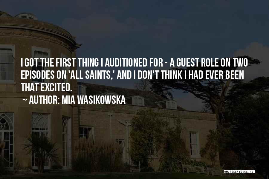 Mia Wasikowska Quotes 1330184