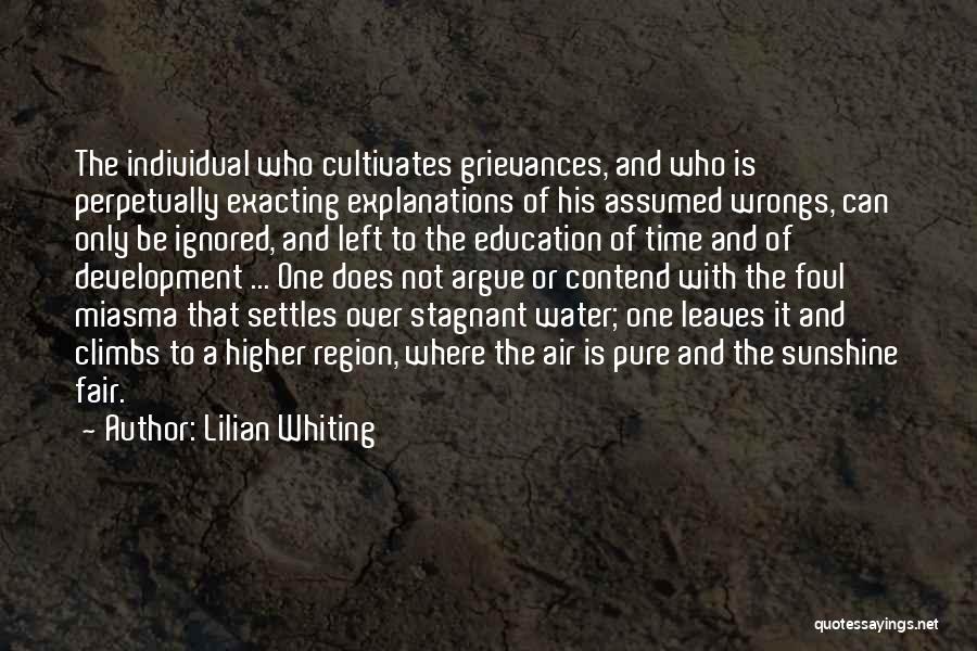 Miasma Quotes By Lilian Whiting
