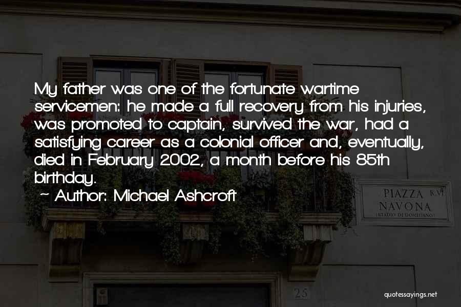 Michael Ashcroft Quotes 1632392