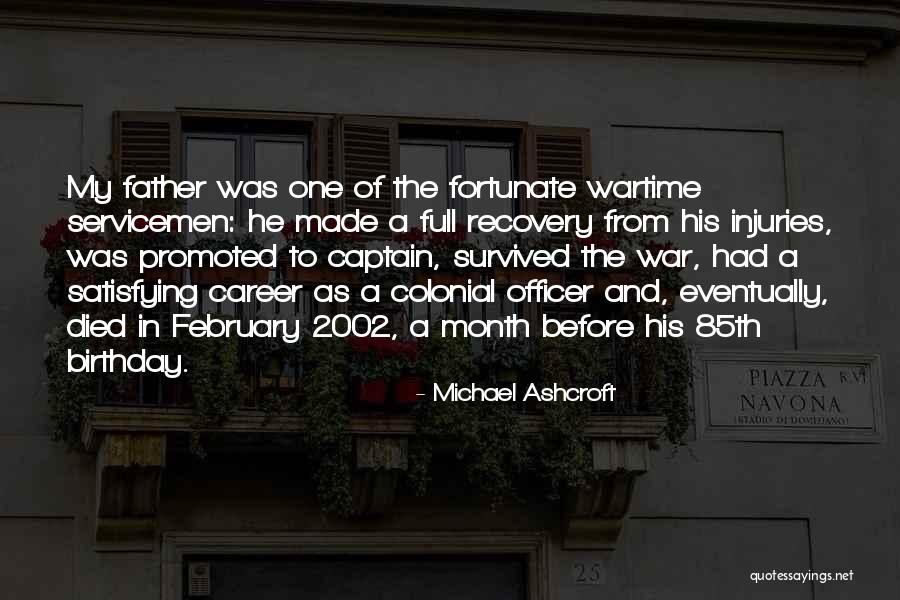 Michael Ashcroft Quotes 1632392