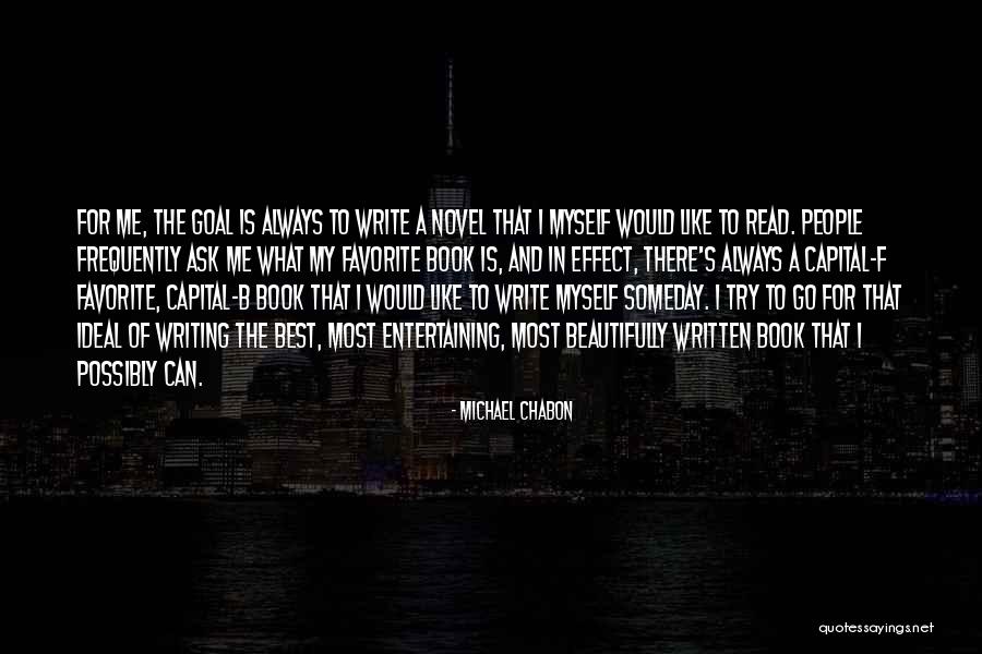 Michael Chabon Quotes 873220