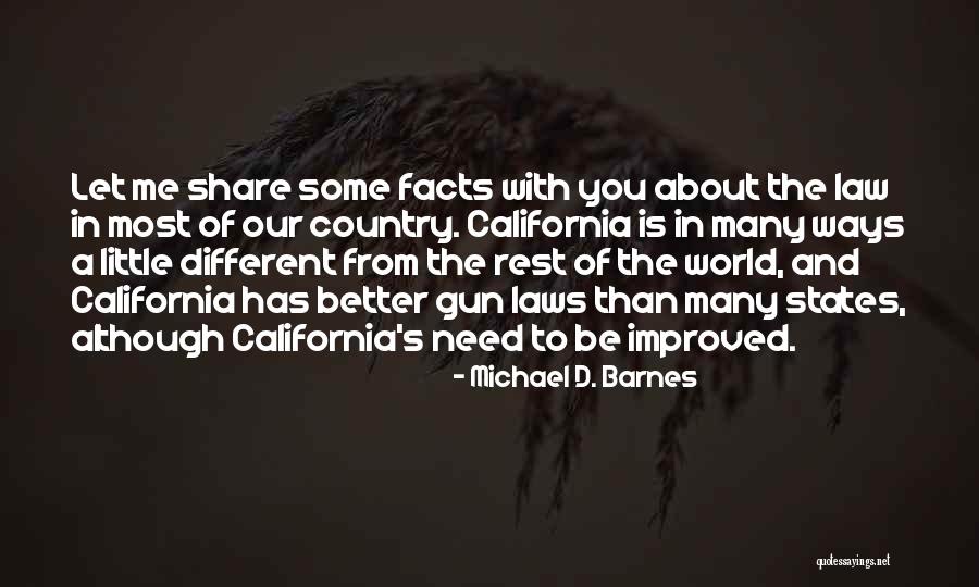 Michael D. Barnes Quotes 113371