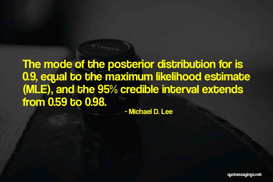 Michael D. Lee Quotes 886980 Michael D. Lee Quotes 886980