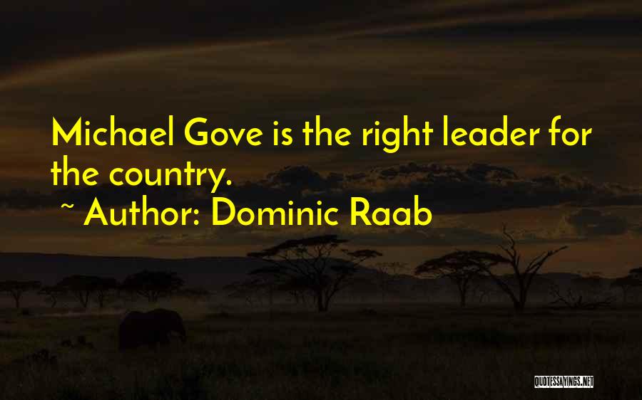 Michael Gove's Quotes By Dominic Raab