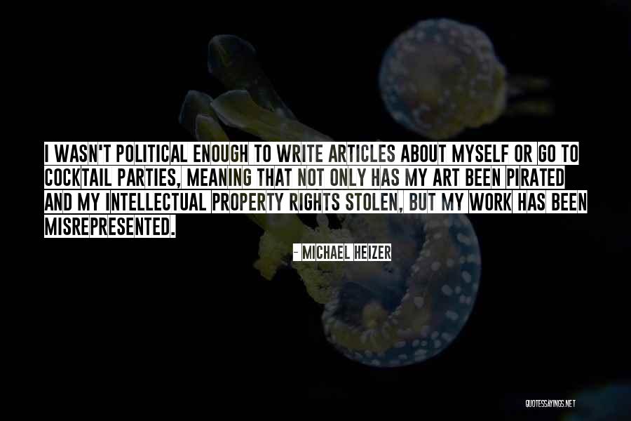 Michael Heizer Quotes 850879 Michael Heizer Quotes 850879