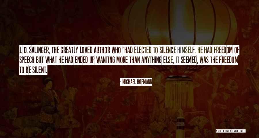 Michael Hofmann Quotes 1803375 Michael Hofmann Quotes 1803375
