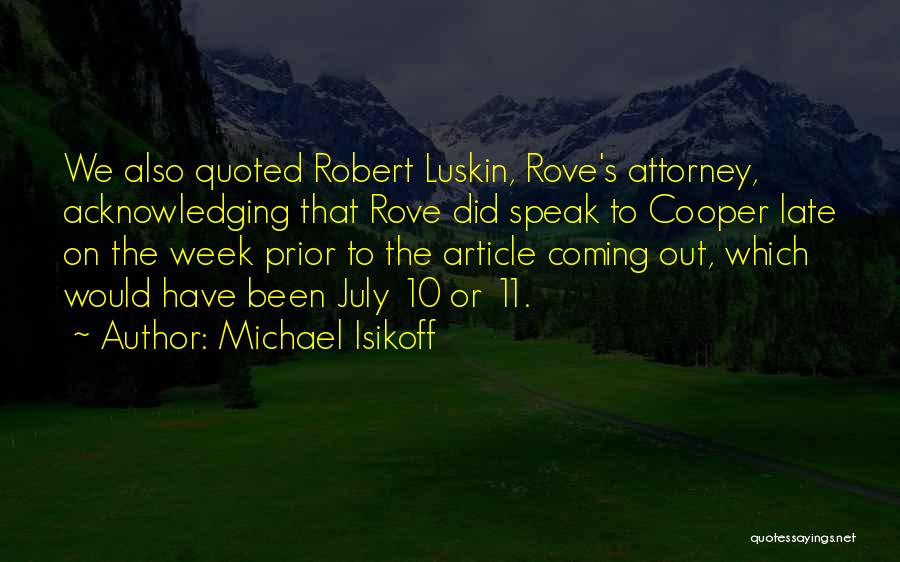 Michael Isikoff Quotes 119843