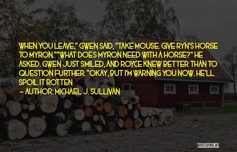 Michael J. Sullivan Quotes 2265505