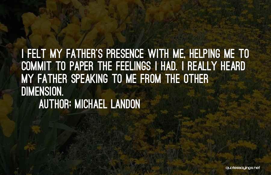 Michael Landon Quotes 1346811