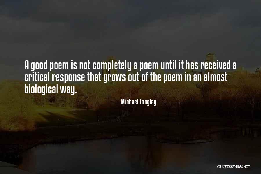 Michael Longley Quotes 1642349