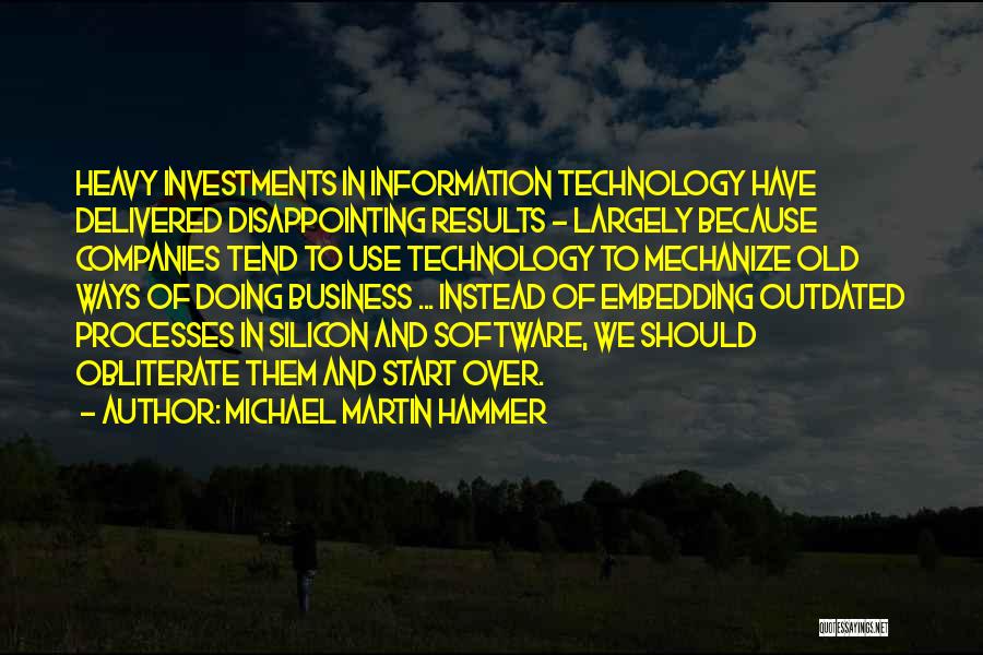 Michael Martin Hammer Quotes 1153771