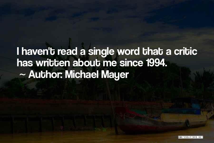 Michael Mayer Quotes 1465154