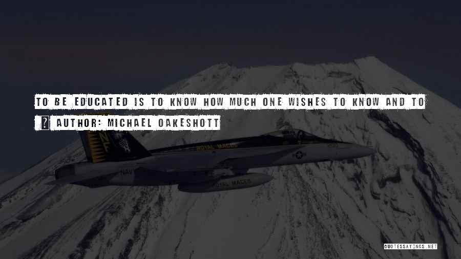 Michael Oakeshott Quotes 1944396