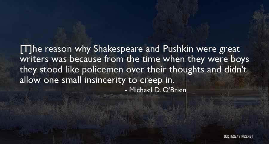 Michael O'loughlin Quotes By Michael D. O'Brien