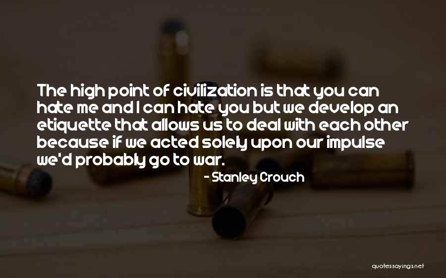 Michael Rooster Teeth Quotes By Stanley Crouch Michael Rooster Teeth Quotes By Stanley Crouch