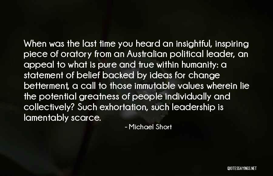 Michael Short Quotes 1015365