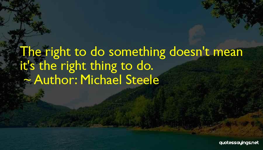 Michael Steele Quotes 2189678