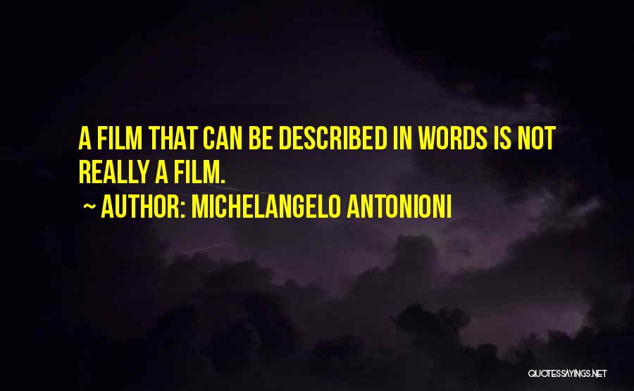 Michelangelo Antonioni Quotes 151637