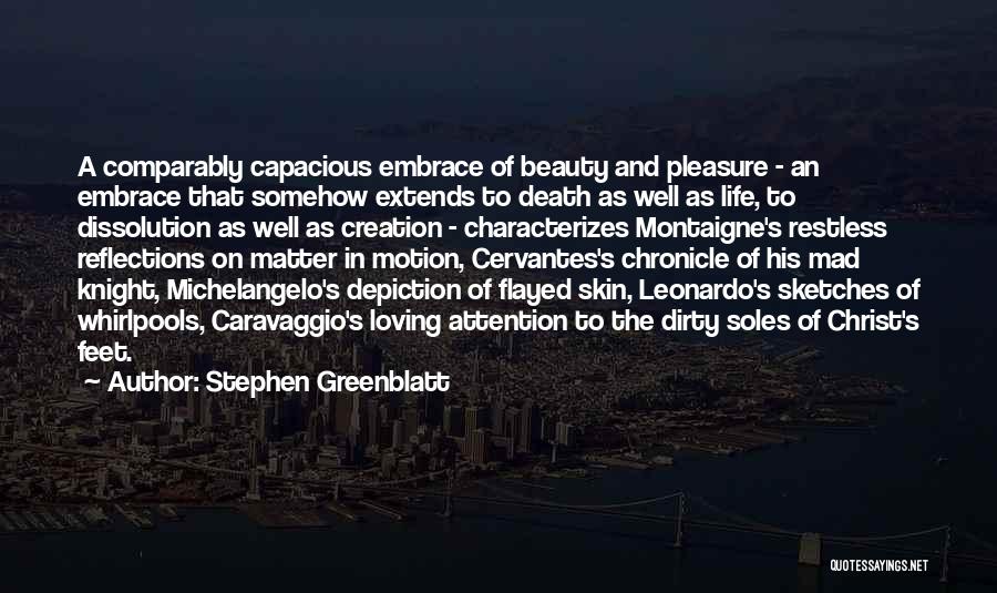 Michelangelo's Quotes By Stephen Greenblatt