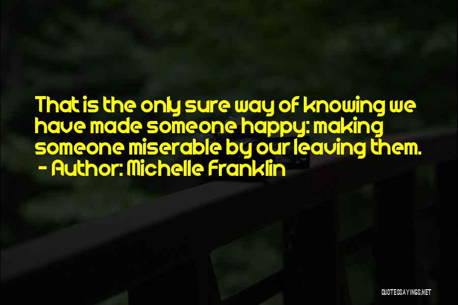 Michelle Franklin Quotes 971412