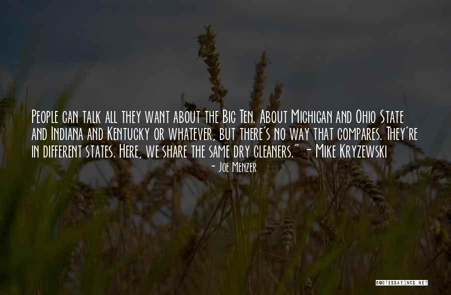 Michigan Quotes By Joe Menzer