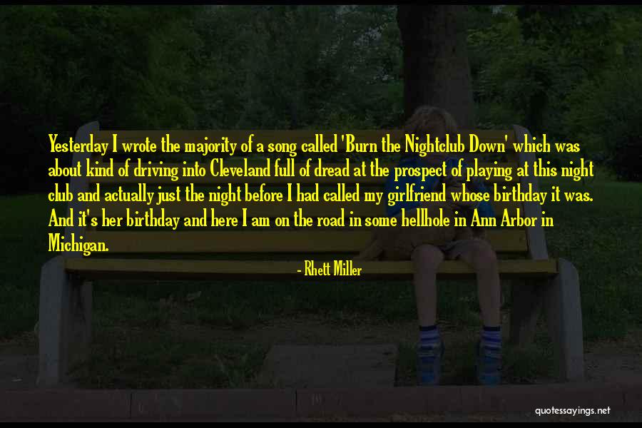 Michigan Quotes By Rhett Miller