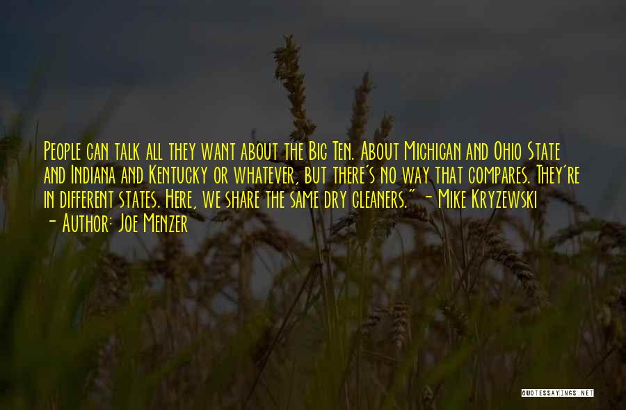 Michigan State Quotes By Joe Menzer