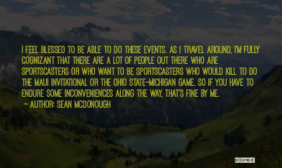 Michigan Vs Ohio State Quotes By Sean McDonough