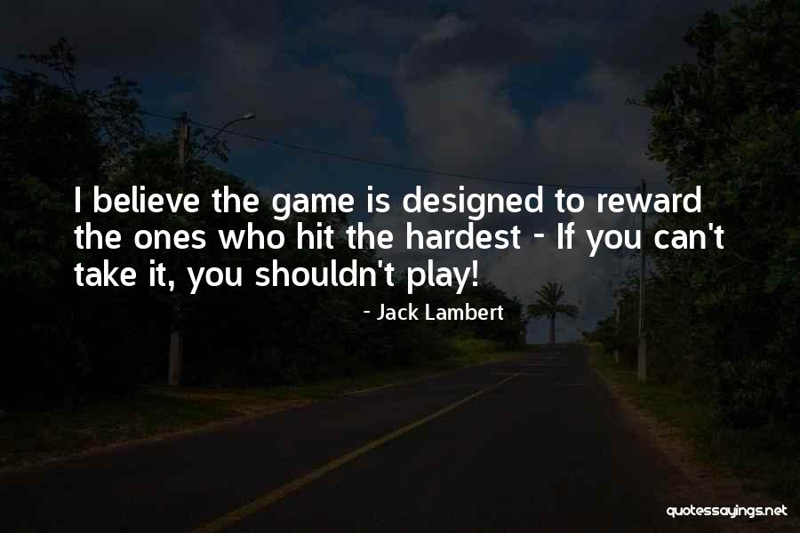 Mickens Family Quotes By Jack Lambert Mickens Family Quotes By Jack Lambert