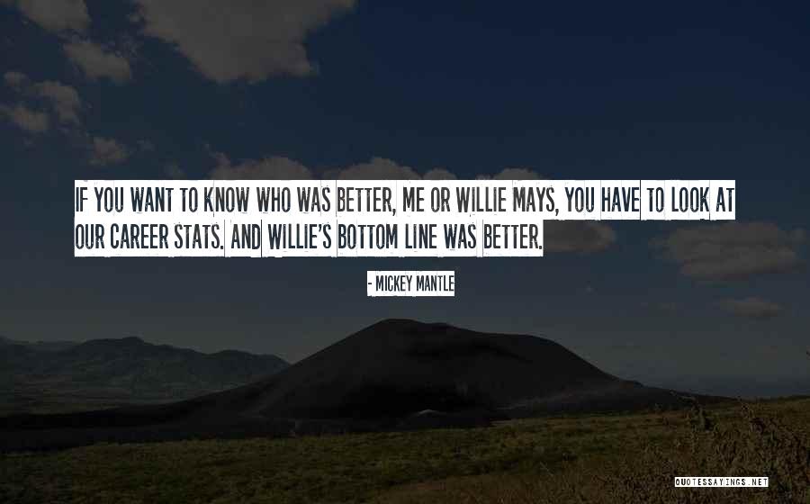 Mickey Mantle's Quotes By Mickey Mantle Mickey Mantle's Quotes By Mickey Mantle