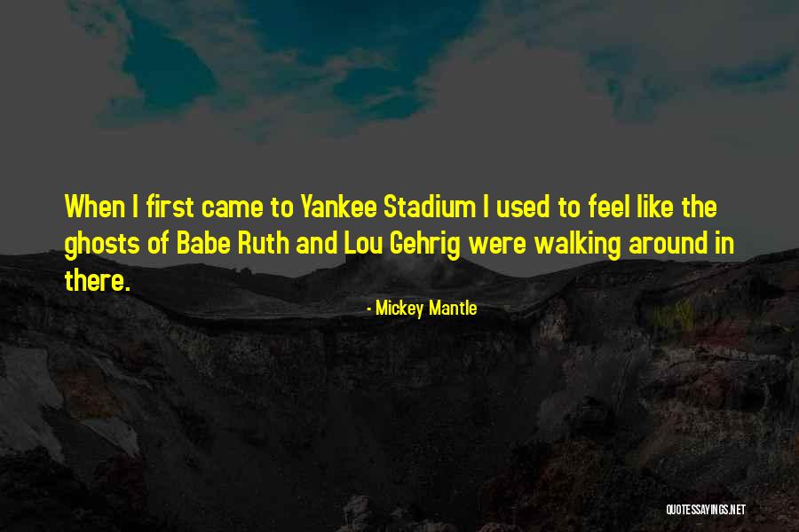 Mickey Mantle's Quotes By Mickey Mantle Mickey Mantle's Quotes By Mickey Mantle