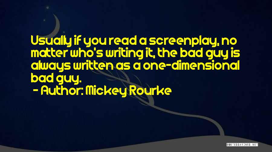 Mickey Rourke Quotes 297835