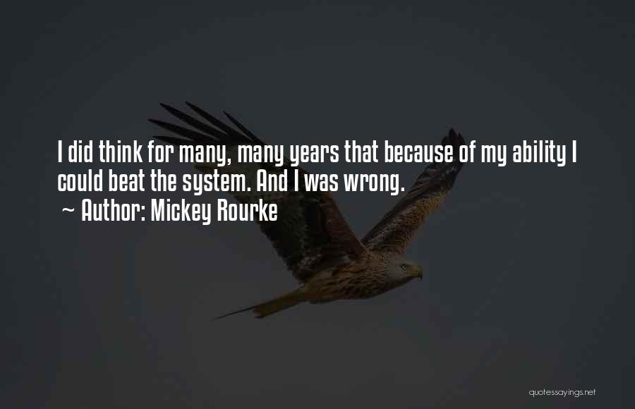 Mickey Rourke Quotes 935220