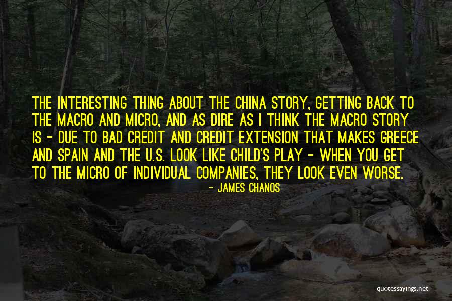 Micro Macro Quotes By James Chanos