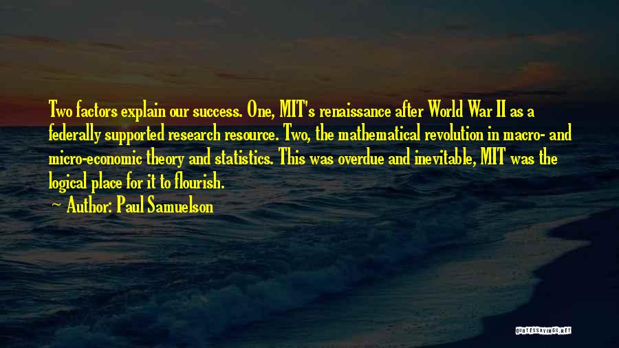 Micro Quotes By Paul Samuelson
