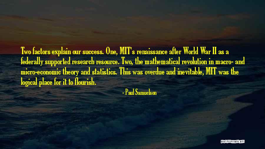 Micro World Quotes By Paul Samuelson