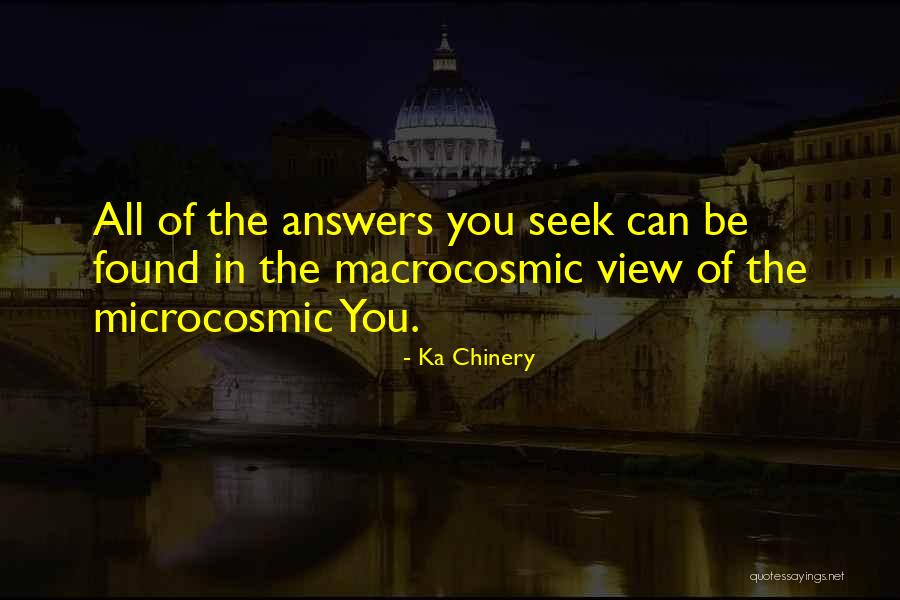Microcosm Of The Macrocosm Quotes By Ka Chinery Microcosm Of The Macrocosm Quotes By Ka Chinery