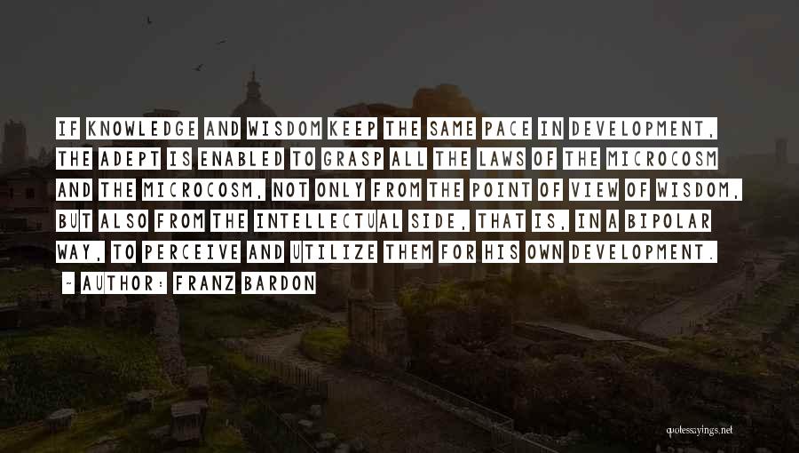 Microcosm Quotes By Franz Bardon