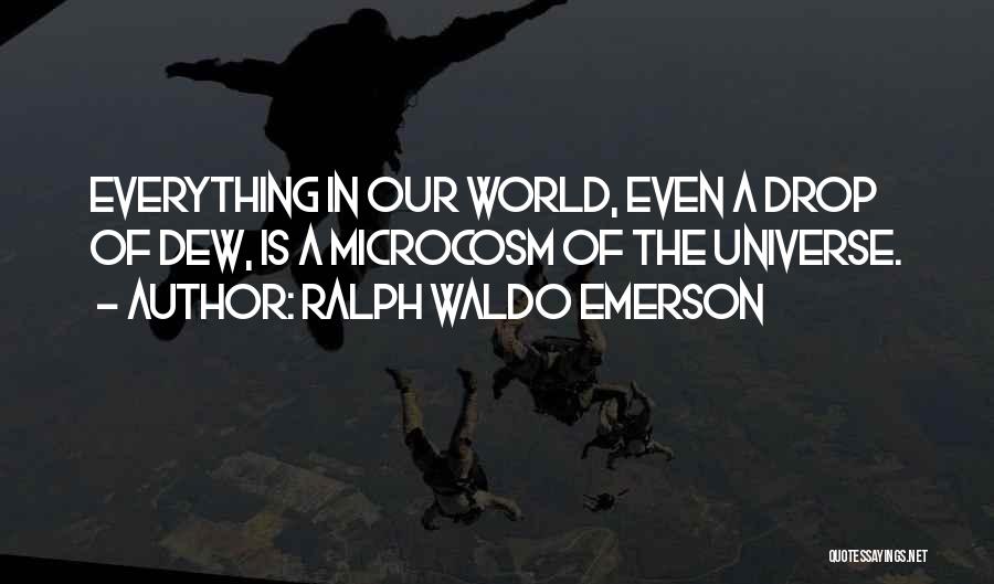Microcosm Quotes By Ralph Waldo Emerson