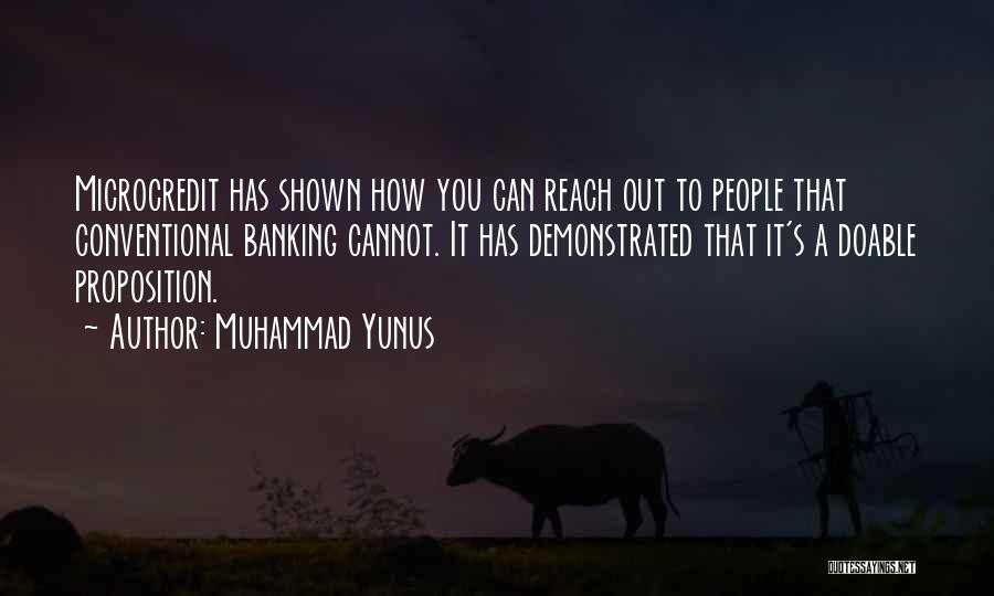 Microcredit Quotes By Muhammad Yunus