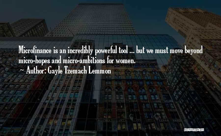 Microfinance Quotes By Gayle Tzemach Lemmon