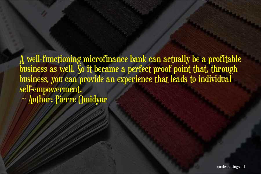 Microfinance Quotes By Pierre Omidyar