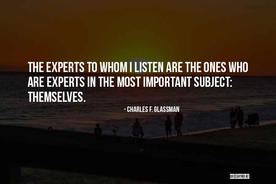 Microgeography Quotes By Charles F. Glassman Microgeography Quotes By Charles F. Glassman