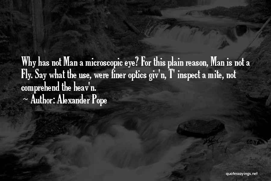 Microscopic Quotes By Alexander Pope