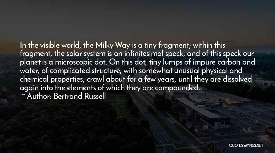 Microscopic Quotes By Bertrand Russell